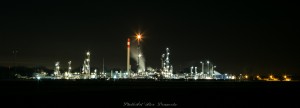 ÖMV ARGE - Gasstation Aderklaa bei Nacht