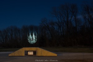 Night Games, Light Painting im Marchfeld, Light Art, LPP