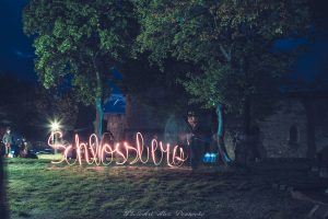 Light Painting Schlossberg Hainburg