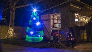 Light Painting Baum